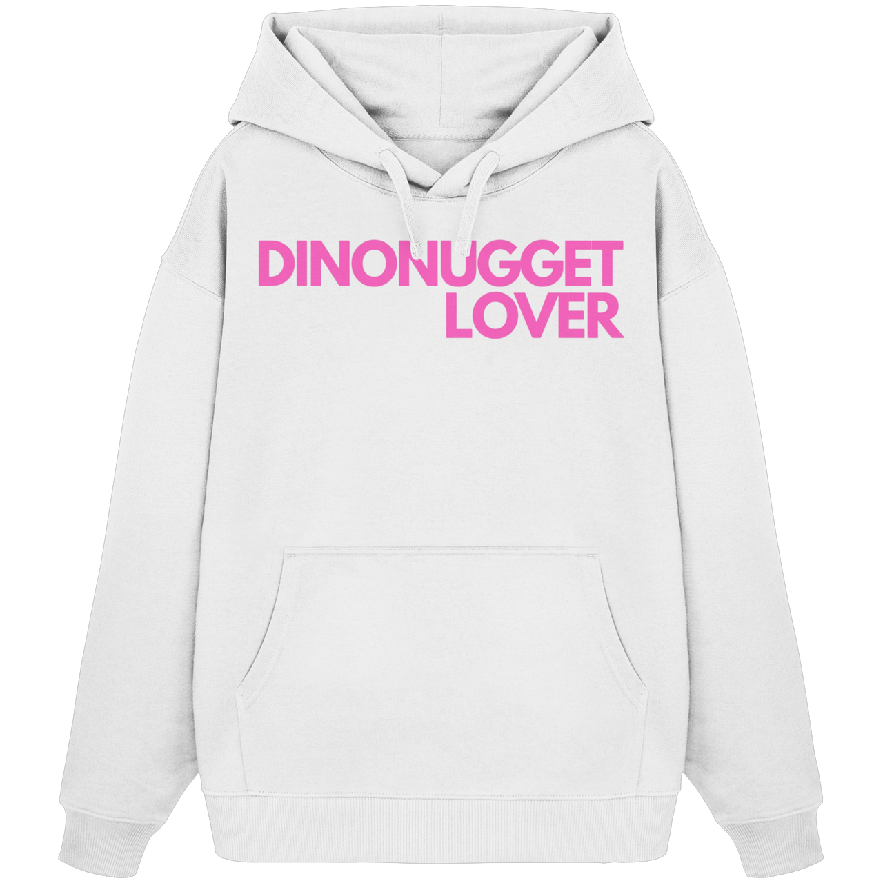 Dinonugget Lover Pink - Organic Oversize Hoodie