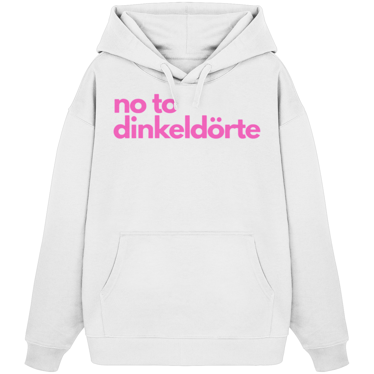 no to dinkeldörte - Organic Oversize Hoodie