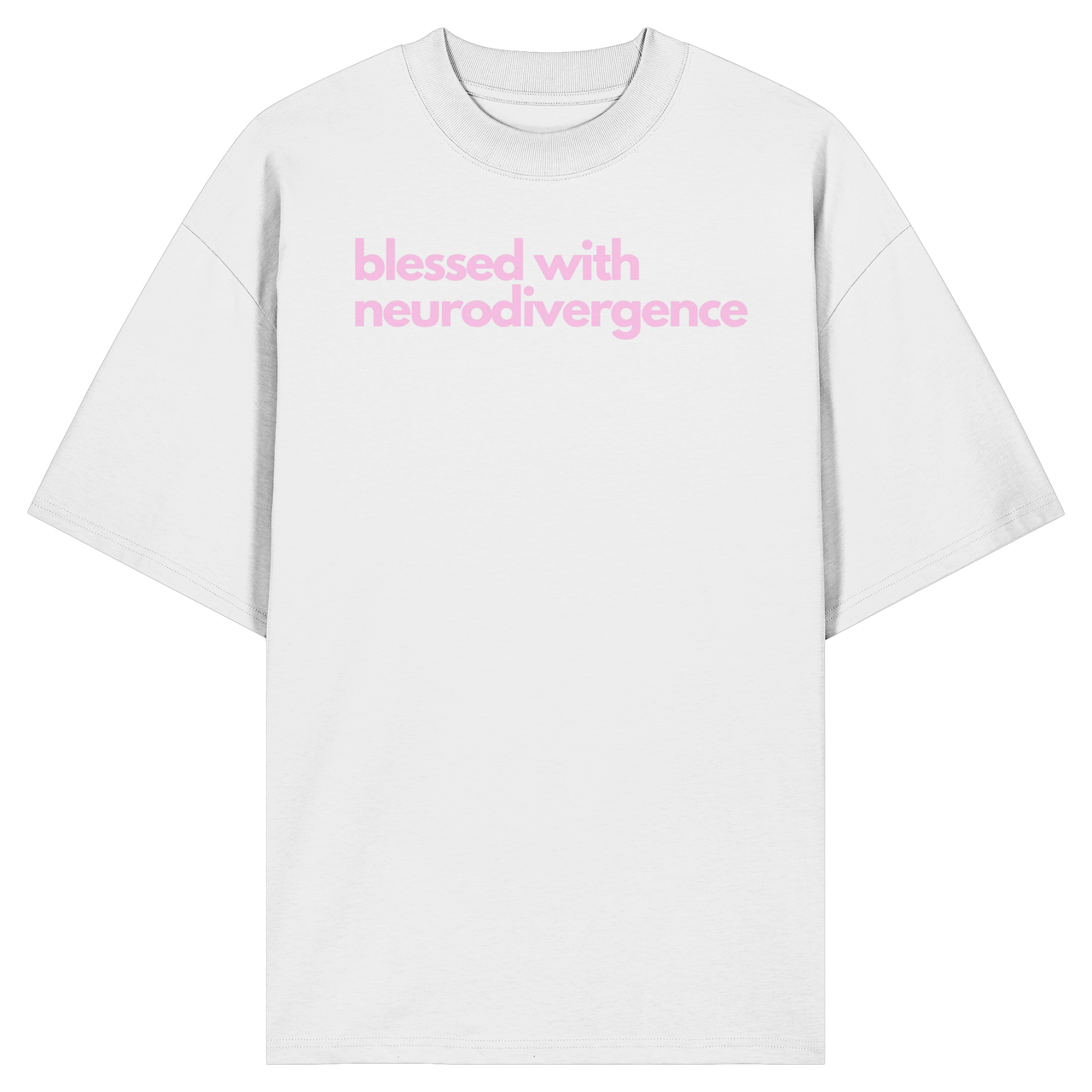 blessed pink - Organic Oversize Shirt