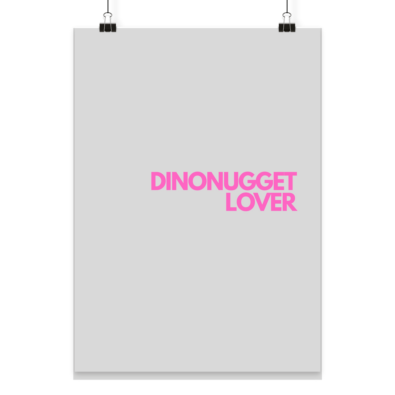 Poster Dinonugget Lover - Poster Din A3 (hoch)