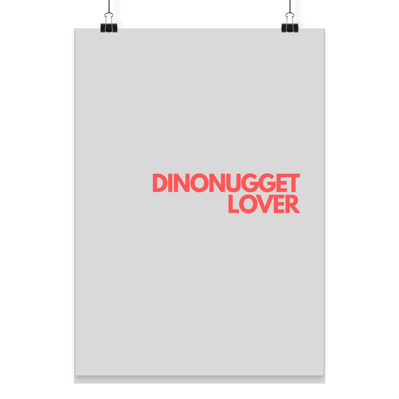 Poster Dinonugget Lover - Poster Din A3 (hoch)