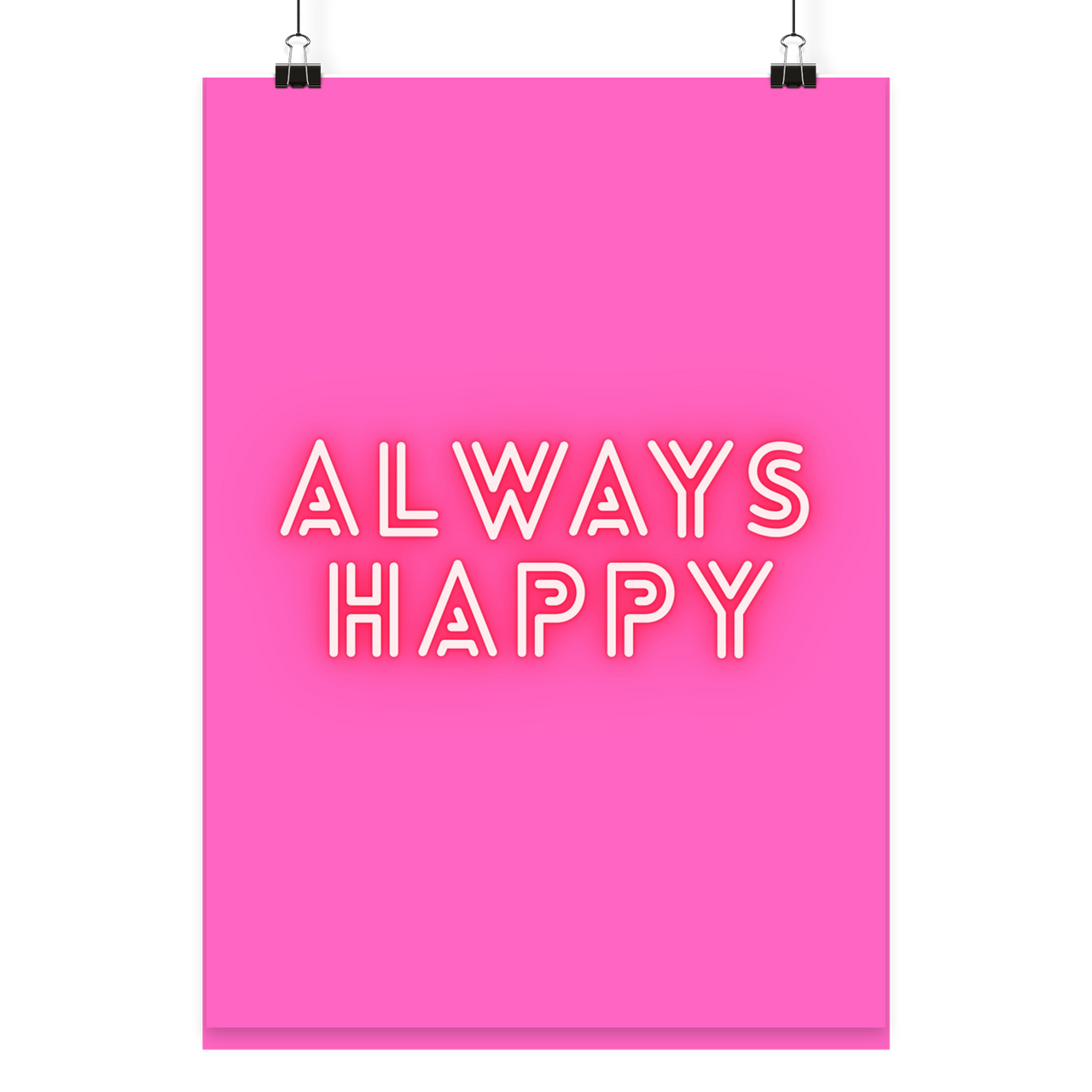 Poster Happy - Poster Din A4 (hoch)