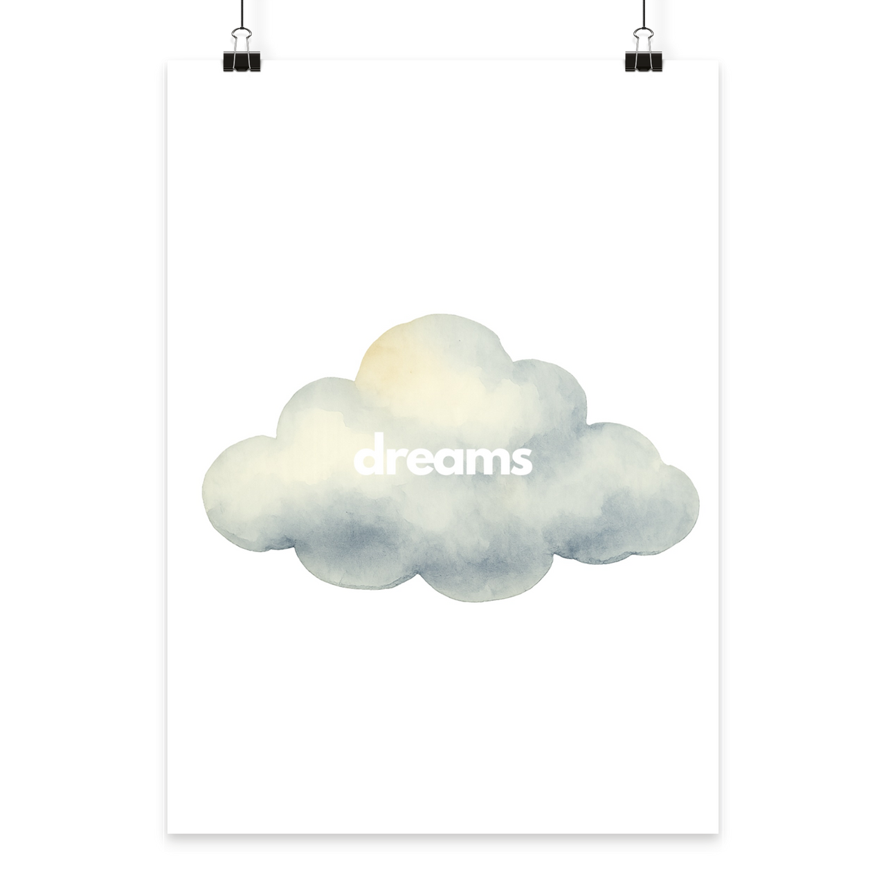 Poster dreams I - Poster Din A4 (hoch)